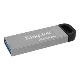 Зображення 3 USB флеш накопичувач Kingston DT Kyson 256GB USB 3.2 Silver/Black - DTKN/256GB