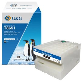Зображення  Картридж для принтерів G&G для Epson WF-M5190/WF-M5690 Black - G&G-C13T865140
