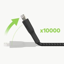 Зображення 4 Кабель Belkin USB-A - Lightning, 1.0 м, White &mdash; CAA002BT1MWH