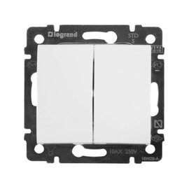 Зображення  Вимикач Legrand Valena Classic White &mdash; 774405 без підсвітки