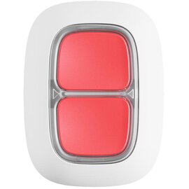 Зображення  Кнопка тривоги Ajax DoubleButton White пластик, Колір: білий