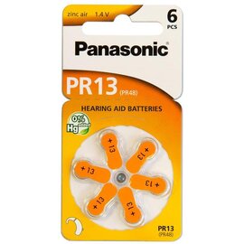 Зображення  Батарейка Panasonic PR13 BL 6