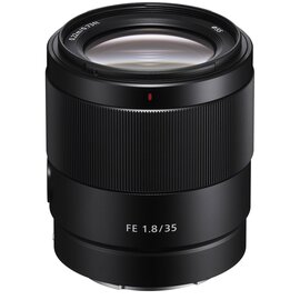 Изображение  Объектив для фотоаппарата Sony 35mm, f/1.8 для NEX FF - SEL35F18F.SYX