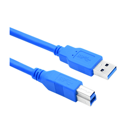 Зображення  Кабель Voltronic USB 3.0 AM/BM, 1.5 м, Blue - YT-3.0AMBM-1.5BL