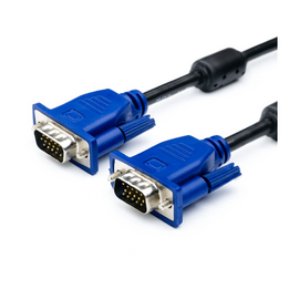 Изображение  Кабель мультимедийный Merlion VGA male to male, 3м Black-Blue &mdash; YT-VGA(M)/(M)3+2-3m