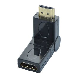Зображення  Перехідник Voltronic HDMI 360&deg; (папа-мама) - YT-A-HDMI(M)/(F)360&deg;