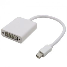 Изображение  Кабель мультимедийный Voltronic mini Display Port (папа) на DVI(мама) 30cm, White - YT-C-mnDP(M)/DVI(F)-W