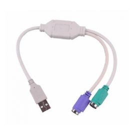 Зображення  Перехідник Voltronic USB AM/2*PS2, 20 см - YT-A-AM/2*PS2/b