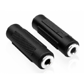 Зображення  Бочка Jack 3.5 Voltronic Jack 3.5 (мама)/Jack 3.5 (мама), Stereo, Black - YT-C-3.5(F)/(F)-B (1 шт.)