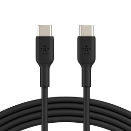 Изображение  Кабель Belkin USB-С - USB-С, PVC, 2 м, Black &mdash; CAB003BT2MBK