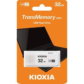 Зображення 3 Накопичувач USB Kioxia U301 White 32GB USB3.2 &mdash; LU301W032GG4