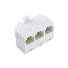 Зображення  Перехідник Tcom 3гн.(6р4с) white (1 шт.)