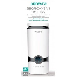 Зображення 2 Зволожувач повітря Ardesto USH-M-LCD-4L-W