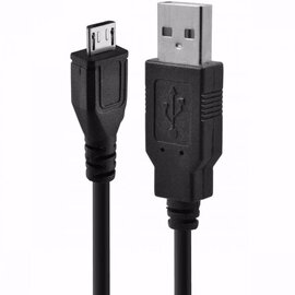 Изображение  Кабель Voltronic USB 2.0 (AM/Miсro 5 pin), 1.5м, Black - YT-AM/Mc-1.5Bl
