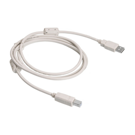 Изображение  Кабель Voltronic USB 2.0 AM/BM, 1.5м, White - YT-AM/BM-1.5W