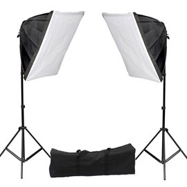 Зображення  Студійне освітлення Visico FL-306 (50x70см) Double Kit