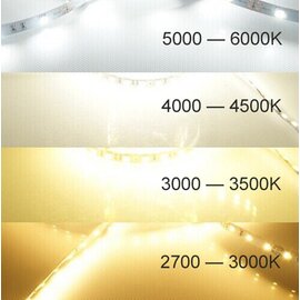 Зображення 5 LED стрічка Prolum SG 2835-120 IP20 24V 5500-6000К, white на 1920 Лм