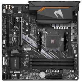 Зображення  Материнська плата Gigabyte B550M Aorus Elite (sAM4, AMD B550, PCI-Ex16)