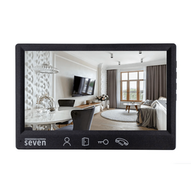 Зображення  Відеодомофон Seven DP-7571FHD Black, Колір корпусу: чорний