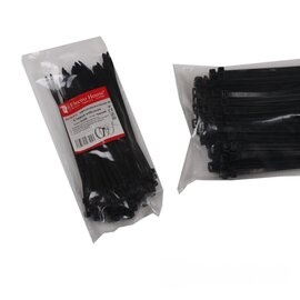 Изображение  Стяжки ElectroHouse EH-B-011, 5х200мм, black, 100 шт.