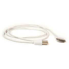Изображение 3 Кабель PowerPlant USB-Apple 30pin, 1м White - DV00DV4045