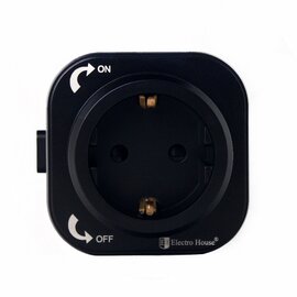 Изображение  Розетка ElectroHouse EH-PT-001B накладного типа