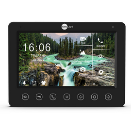 Зображення  Відеодомофон NeoLight Kappa+ HD Black сенсорні кнопки, Колір корпусу: чорний