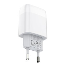 Зображення 3 Зарядний пристрій Hoco C73A Glorious (2USB, 2.4А) White &ndash; 6931474712912