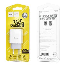 Зображення 5 Зарядний пристрій Hoco C72A Glorious (1USB, 2.1А) White &ndash; 6931474712899