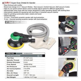 Зображення 2 Пневмошліфмашина Toptul KAMA0505