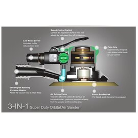 Зображення 3 Пневмошліфмашина Toptul KAMA0505