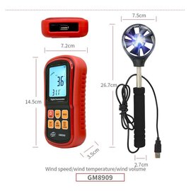 Зображення 4 Анемометр Benetech GM8909