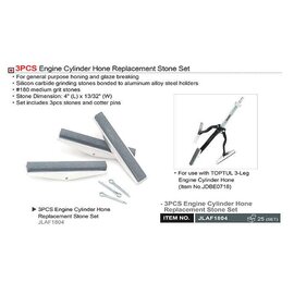 Изображение 2 Комплект камней к хону Toptul 100 мм 3 шт. - JLAF1804
