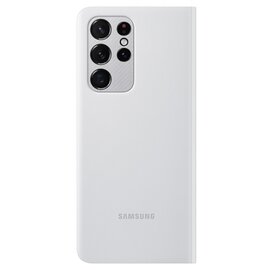 Зображення 2 Чохол Samsung Smart Clear View Cover для Galaxy S21 Ultra (G998) Light Gray - EF-ZG998CJEGRU