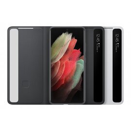Зображення 6 Чохол Samsung Smart Clear View Cover для Galaxy S21 Ultra (G998) Light Gray - EF-ZG998CJEGRU