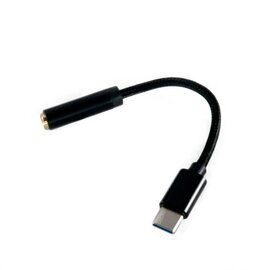 Изображение  Аудио кабель Extradigital 3.5 мм (F) - USB Type C(M), 0.12 м, Black - KBA1760