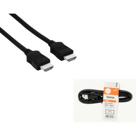 Изображение 2 Кабель мультимедийный Hama HDMI - HDMI 1.50 m Black - 00205000