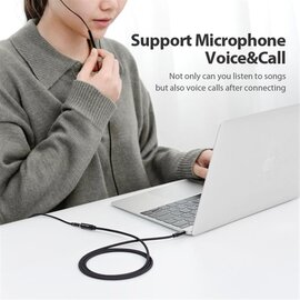 Изображение 5 Аудио кабель Vention Audio 3.5 mm M - 3.5 mm F, 1m, Black - BHBBF