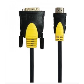 Изображение  Кабель мультимедийный Maxxter HDMI тато/DVI, 1.8 м - CCBP-HDMI-DVI-1.8