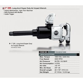 Изображение 2 Пневматичный инструмент Toptul KAAB321808