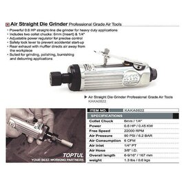 Зображення 2 Шліфмашина пневматична Toptul KAKA0822