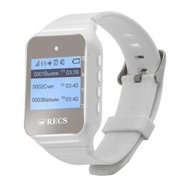 Изображение  Часы пейджер Recs R-02 White