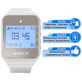 Изображение 2 Часы пейджер Recs R-02 White