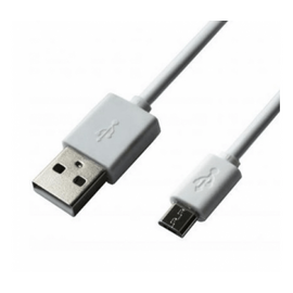 Изображение  Кабель Voltronic USB 2.0 (AM/Miсro 5 pin), 1.5м, White - YT-AM/Mc-1.5Wt