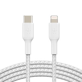 Изображение  Кабель Belkin USB-A - MicroUSB, 2m, White &mdash; CAA004BT2MWH