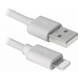 Изображение  Кабель REAL-EL USB Type-C-Lightning 2m, White - EL123500058