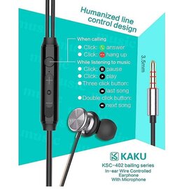 Изображение 2 Наушники iKAKU KSC-402 Black