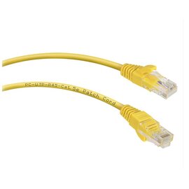 Зображення 2 Патч-корд кручена пара Hypernet PC-UTP-3M-YL UTP Cat.5e (3 м) yellow, Колір: жовтий
