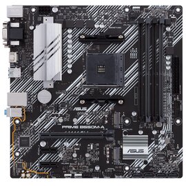Изображение  Материнская плата Asus Prime B550M-A/CSM (sAM4, AMD B550, PCI-Ex16)
