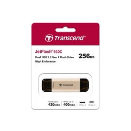 Зображення 6 USB флеш накопичувач Transcend JetFlash 930C Black 256GB USB 3.2 - TS256GJF930C
